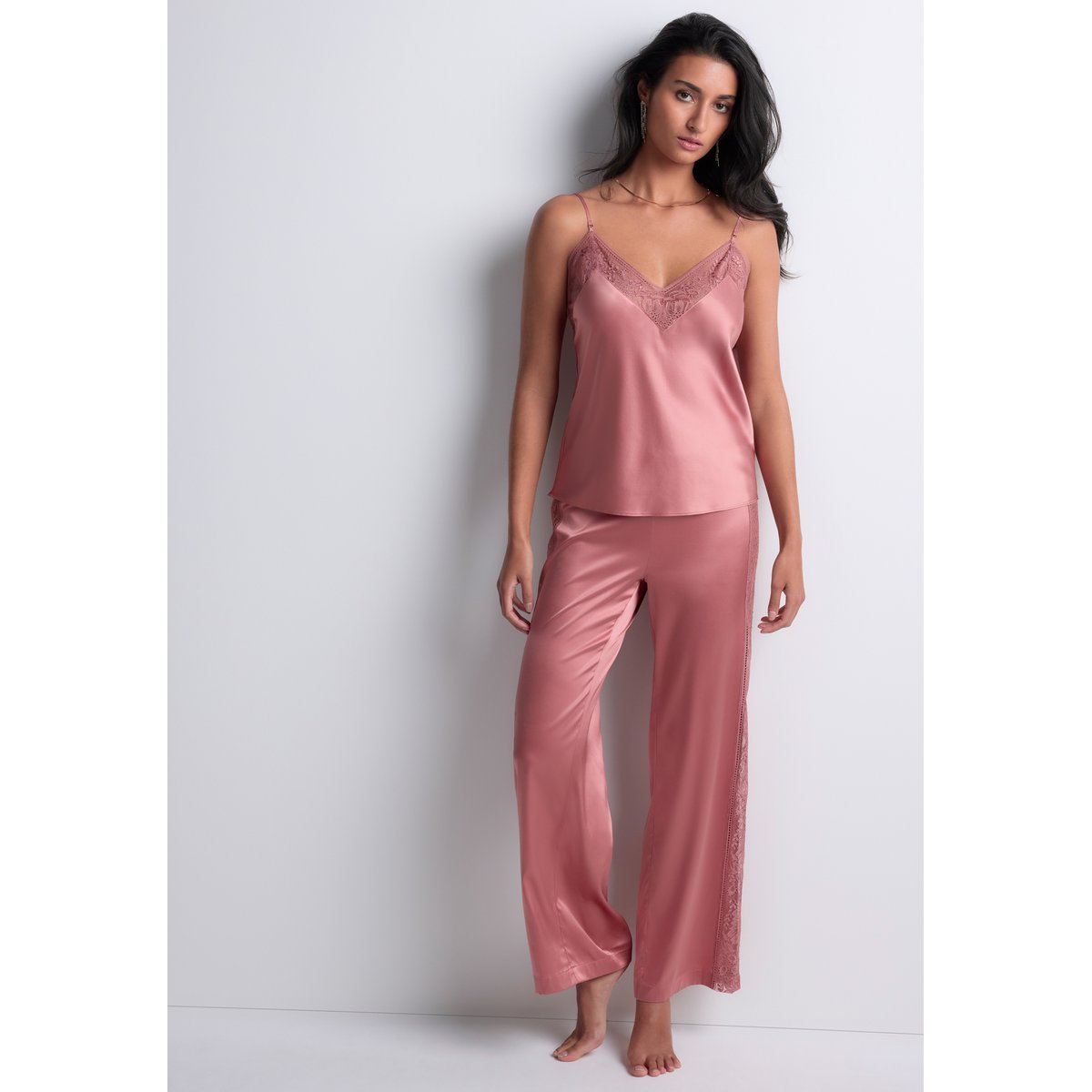 Pantalon Midnight Whisper rose, AUBADE