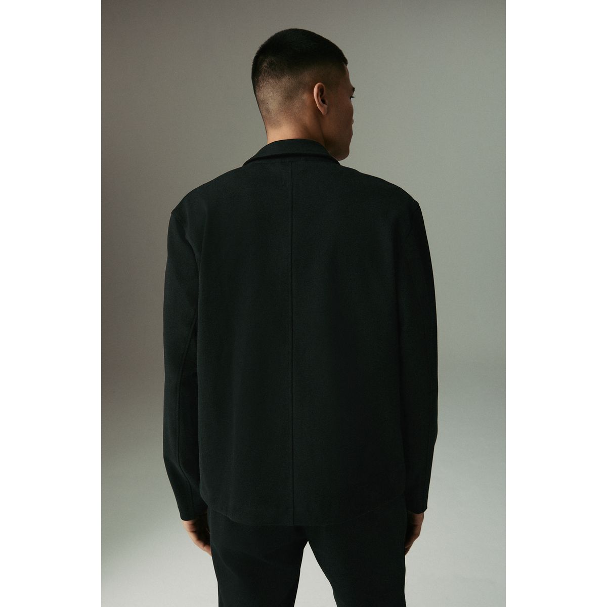 Veste-chemise en jersey et pantalon, 2 pièces noir, NEXT