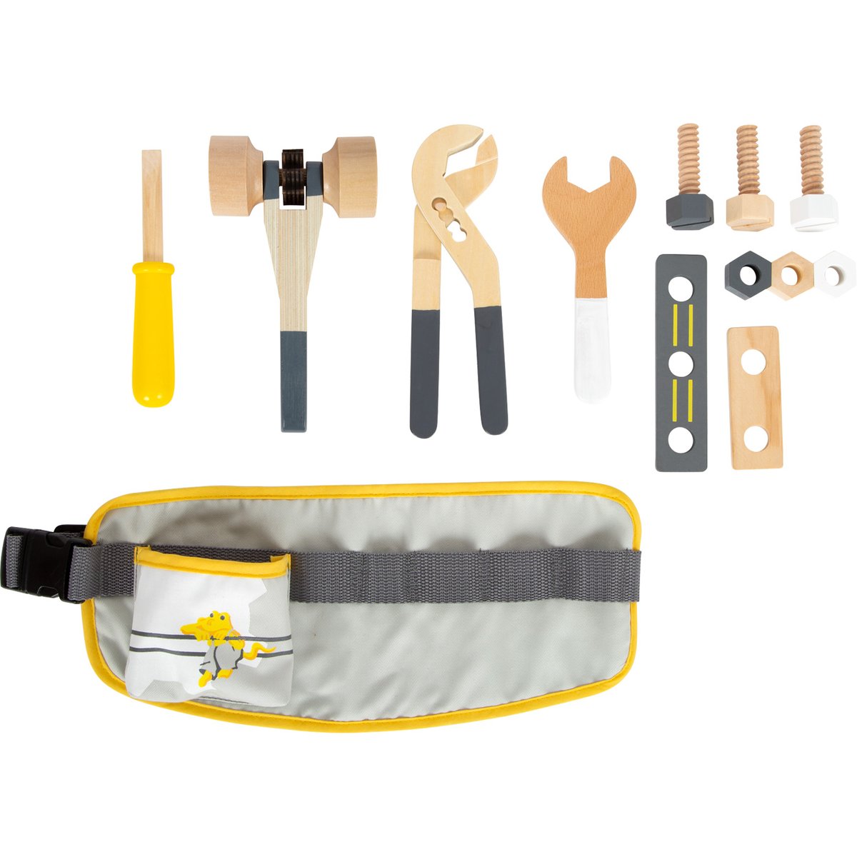 Ceinture à outils Miniwob gris, SMALL FOOT COMPANY