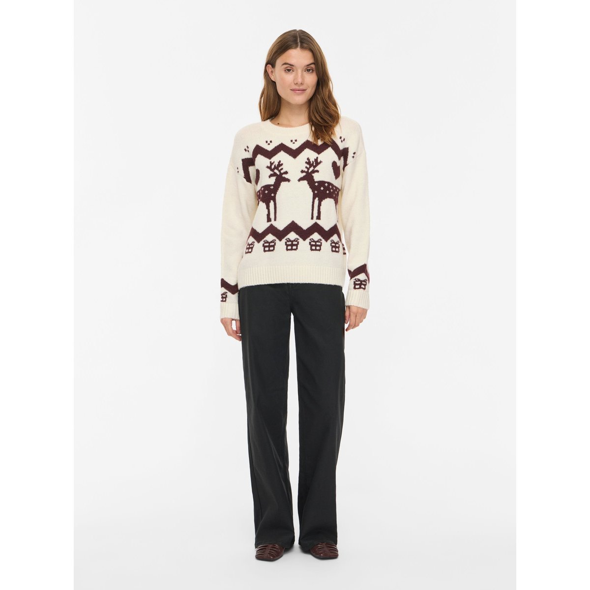 Pull De Noël gris - birch1, VILA