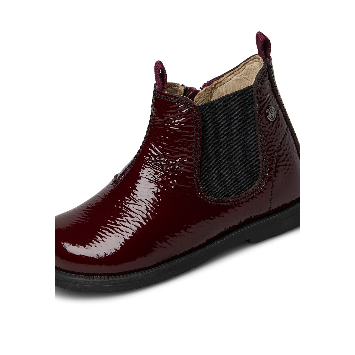 Bottines en vernis WINTER WOOD bordeaux, FALCOTTO