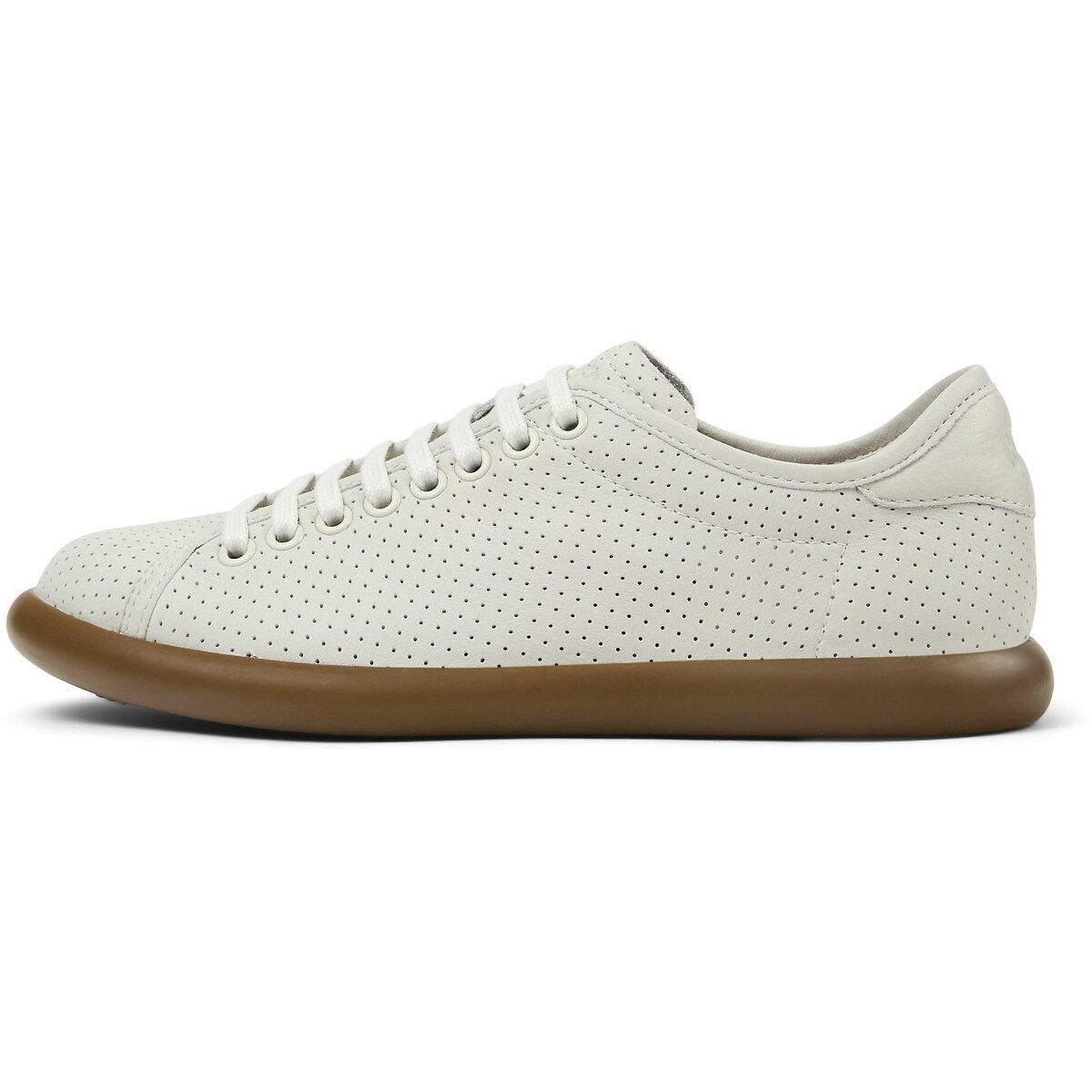 Pelotas Soller Trainers in Perforated Leather white, CAMPER