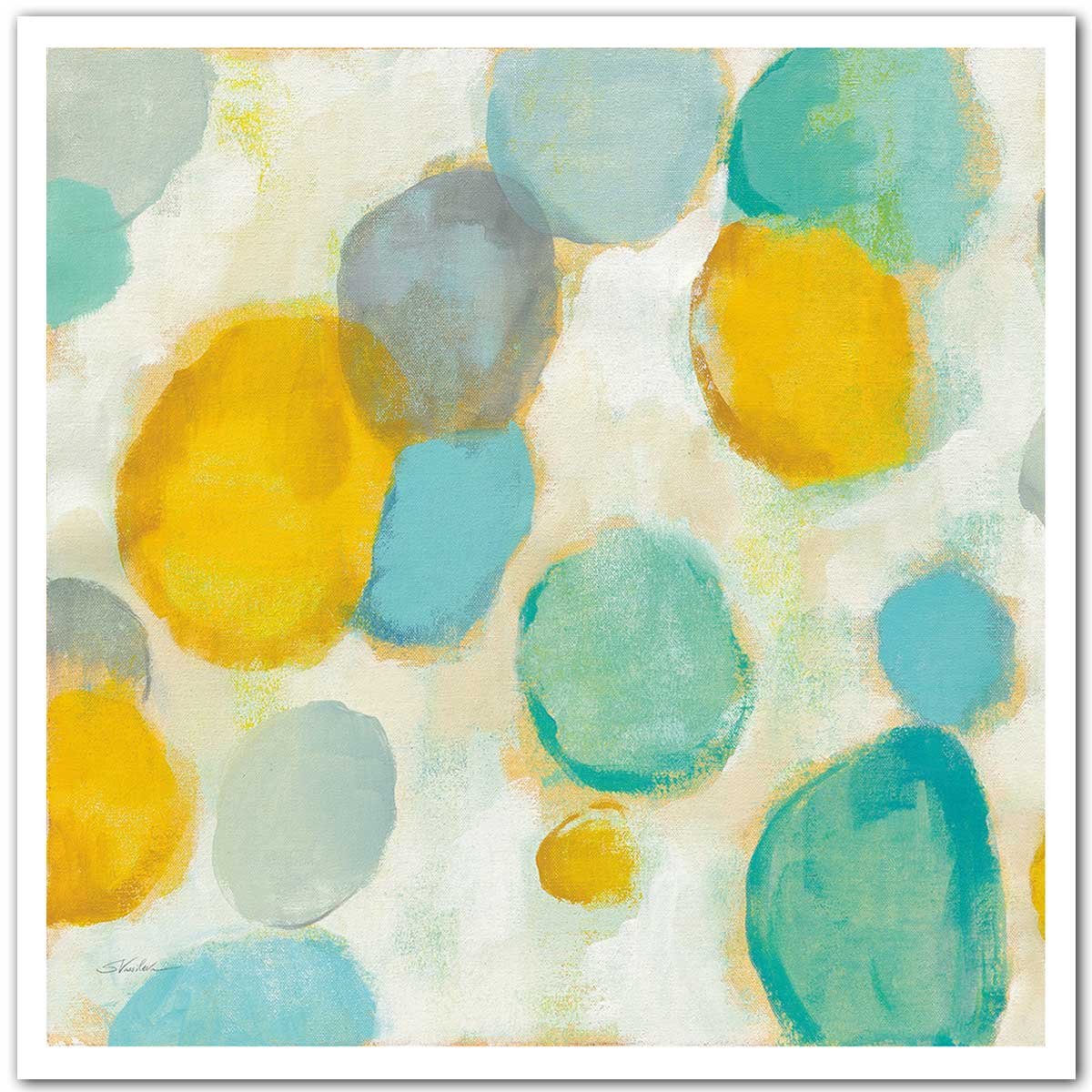 Poster watercolor circle affiche seule, HEXOA