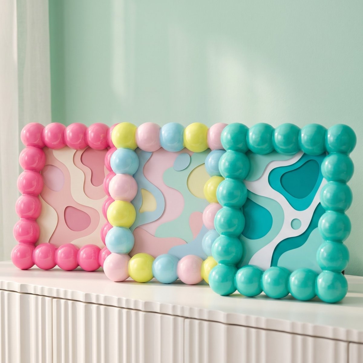Cadre photo, BUBBLE rose, KARE DESIGN