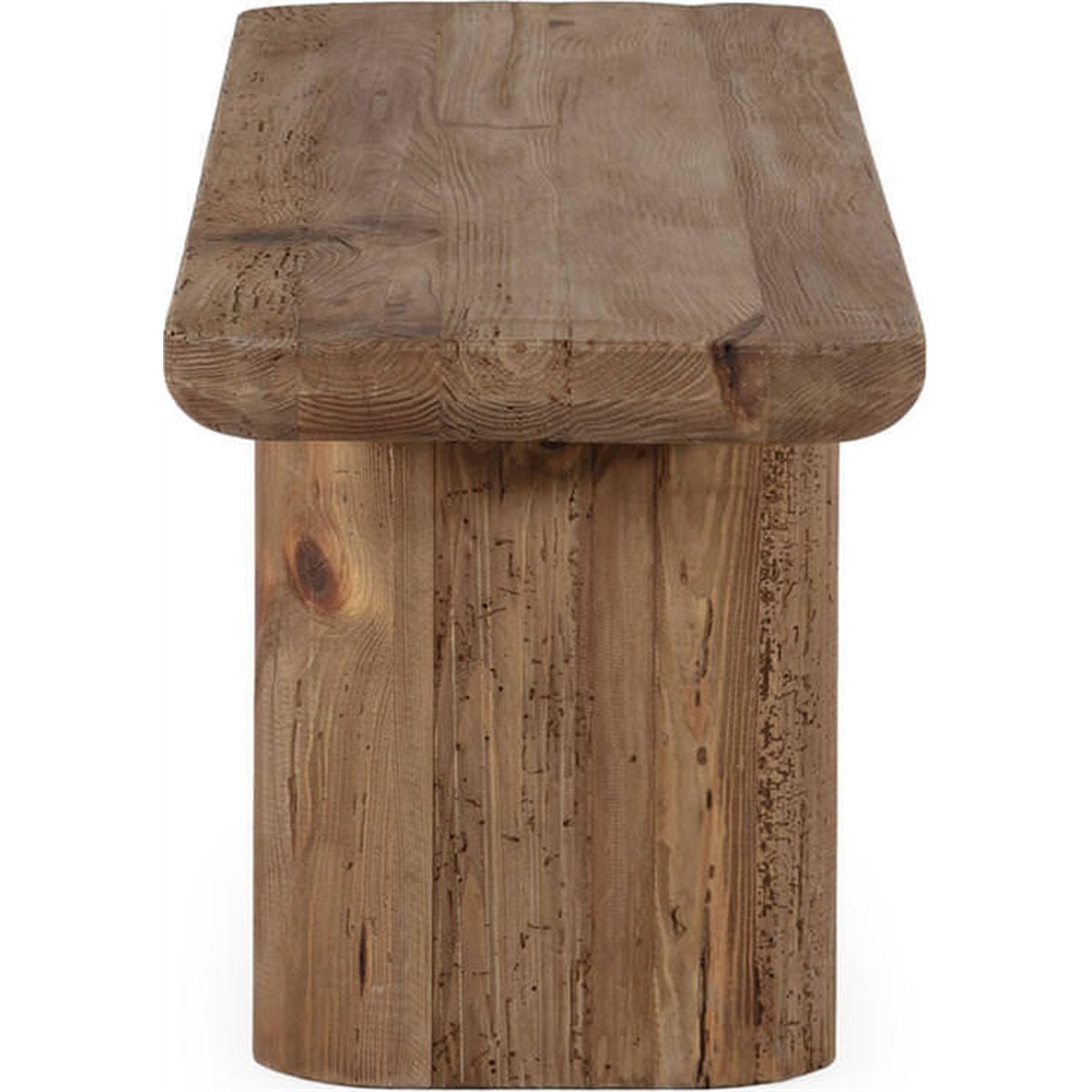 Banc en pin, Style rustique vieilli naturel vieilli, RECOLLECTION