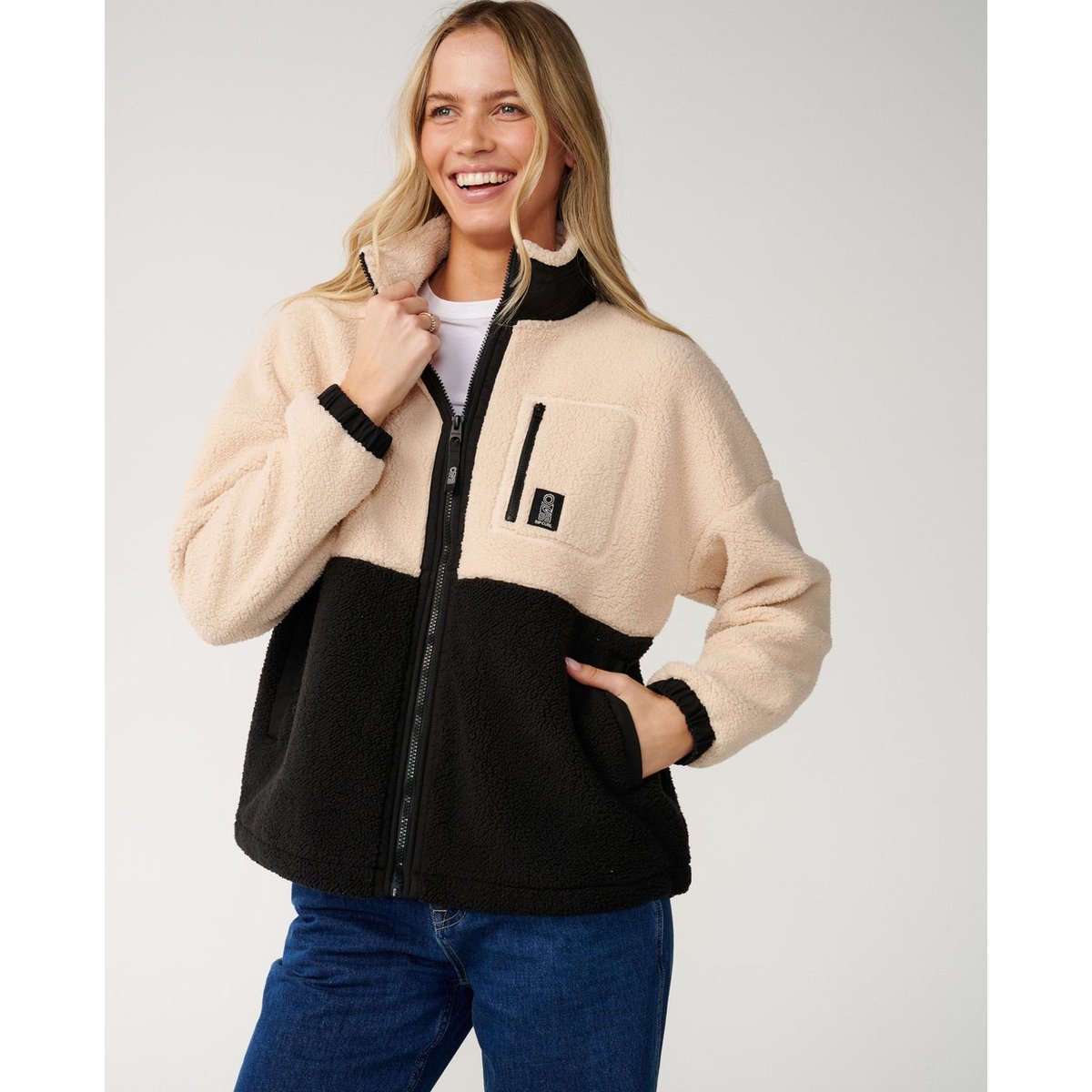 Polaire zippée SEARCH SERIES Bonded noir, RIP CURL