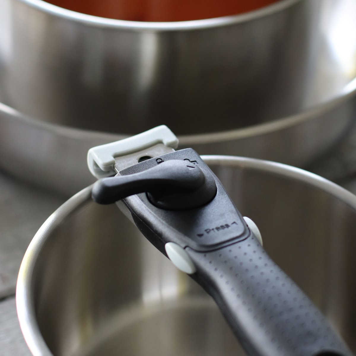 Batterie de cuisine 9 pièces en acier inoxydable, IRIS inox, MENASTYL