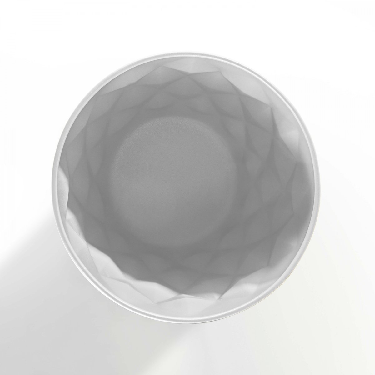 Lot de 2 supports cache pot sur pied, PALAVAS blanc, OVIALA