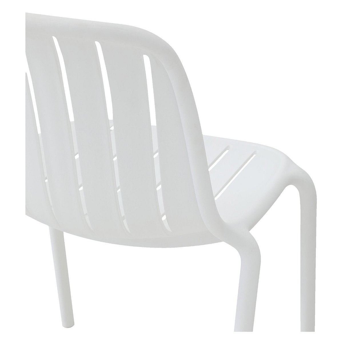 Chaise de jardin en polypropylène ARZON blanc, HABITAT
