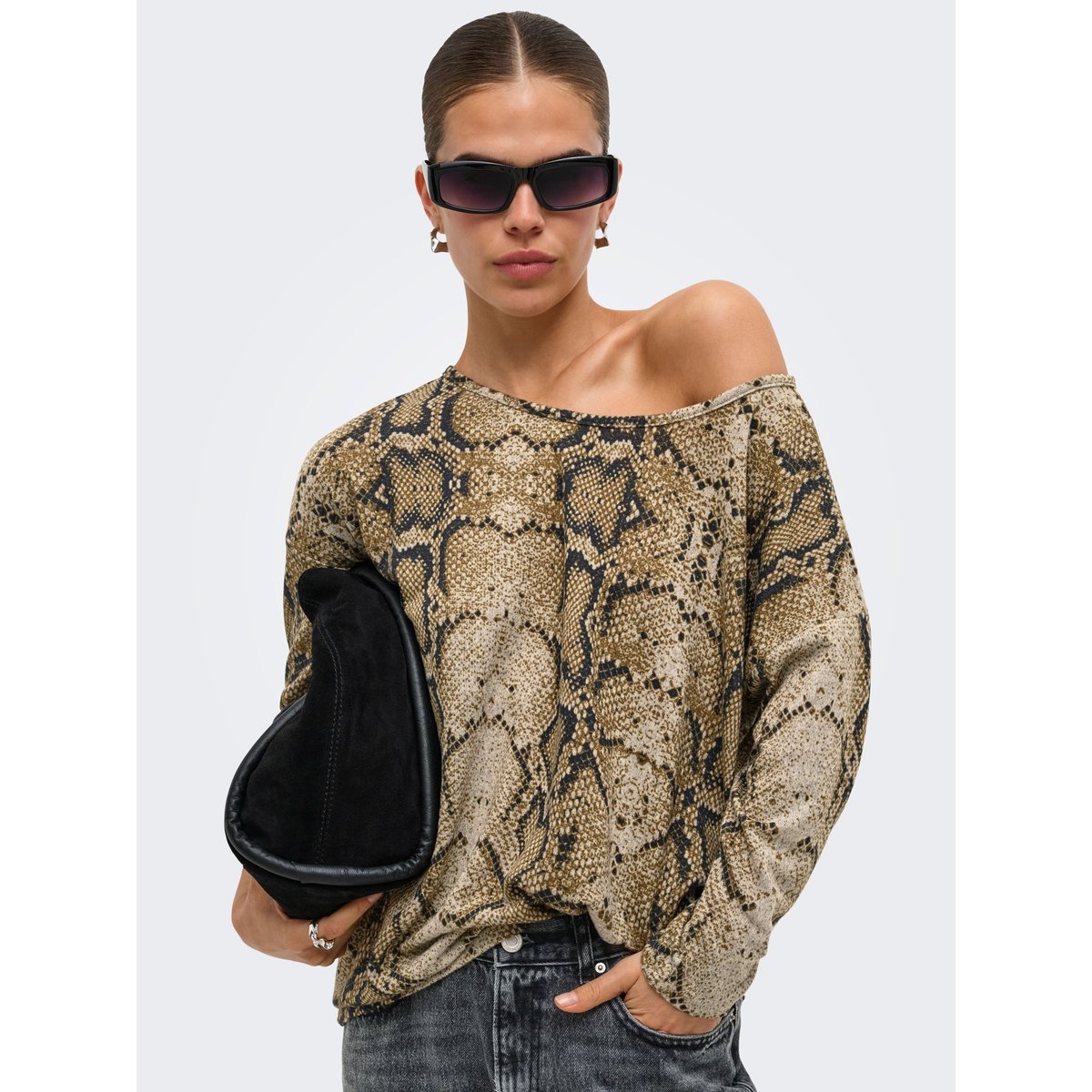 T-Shirt pumice stone, ONLY
