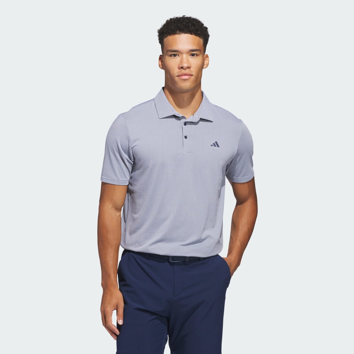 Polo Texturé Performance Polo Texturé Performance white / collegiate navy, adidas Performance