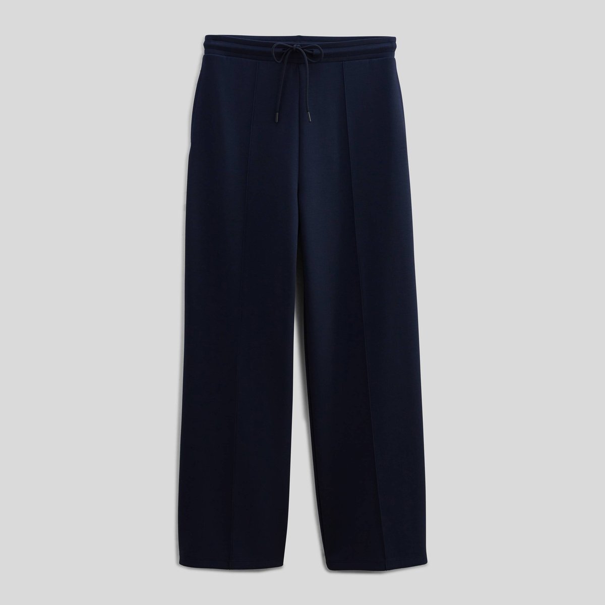 Pantalon de uni en molleton technique marine, MONOPRIX