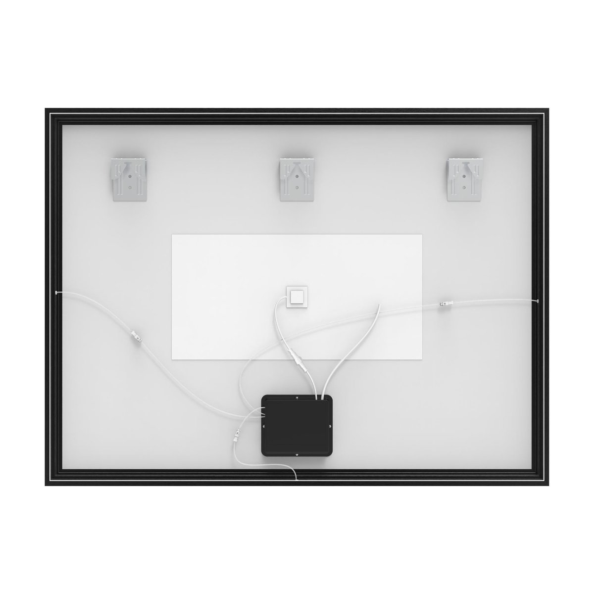 Miroir lumineux intégré, NEO FRAME noir, SENSEA