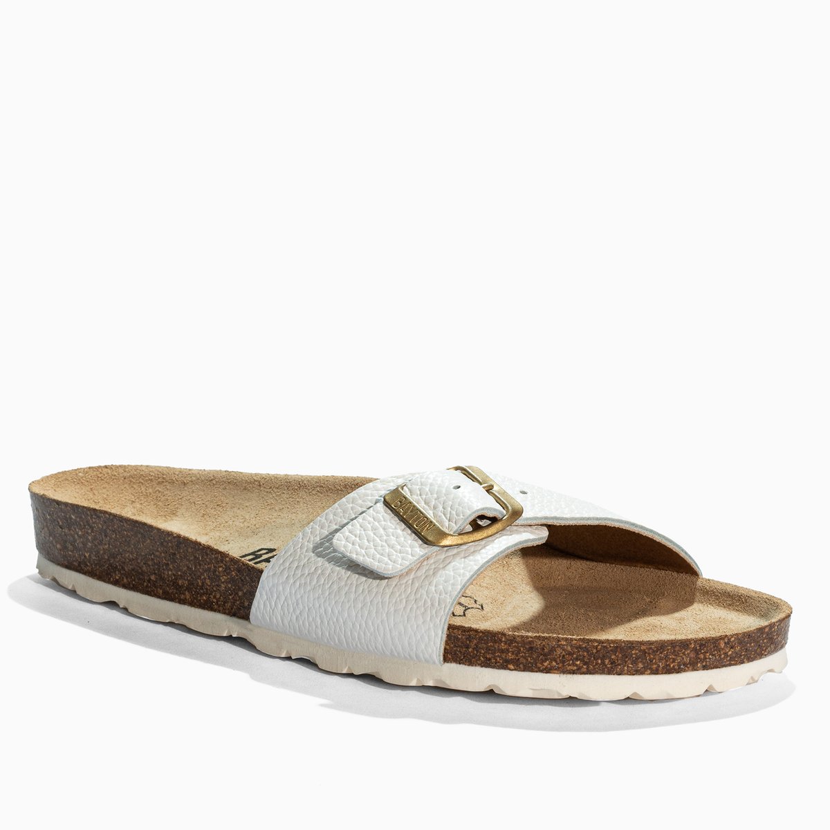 Sandales en cuir ZEPHYR blanc, BAYTON