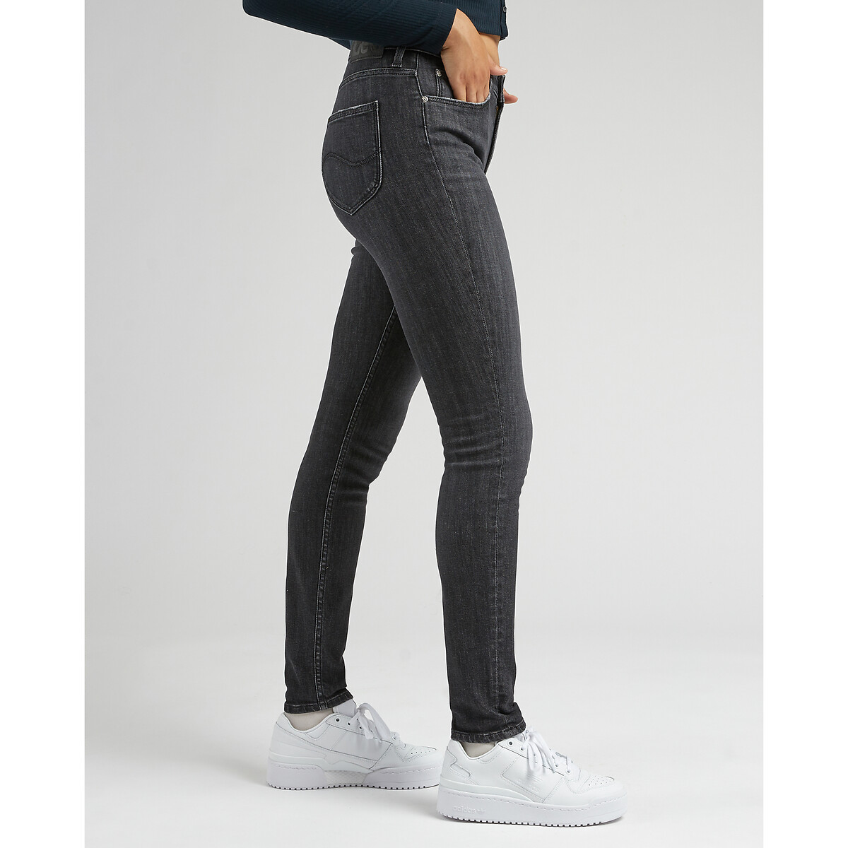 Jean Slim taille haute SCARLETT middle of the night, LEE
