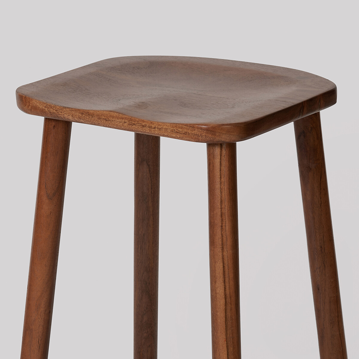 Southwark Acacia Wood Bar Stool dark acacia wood, SWOON
