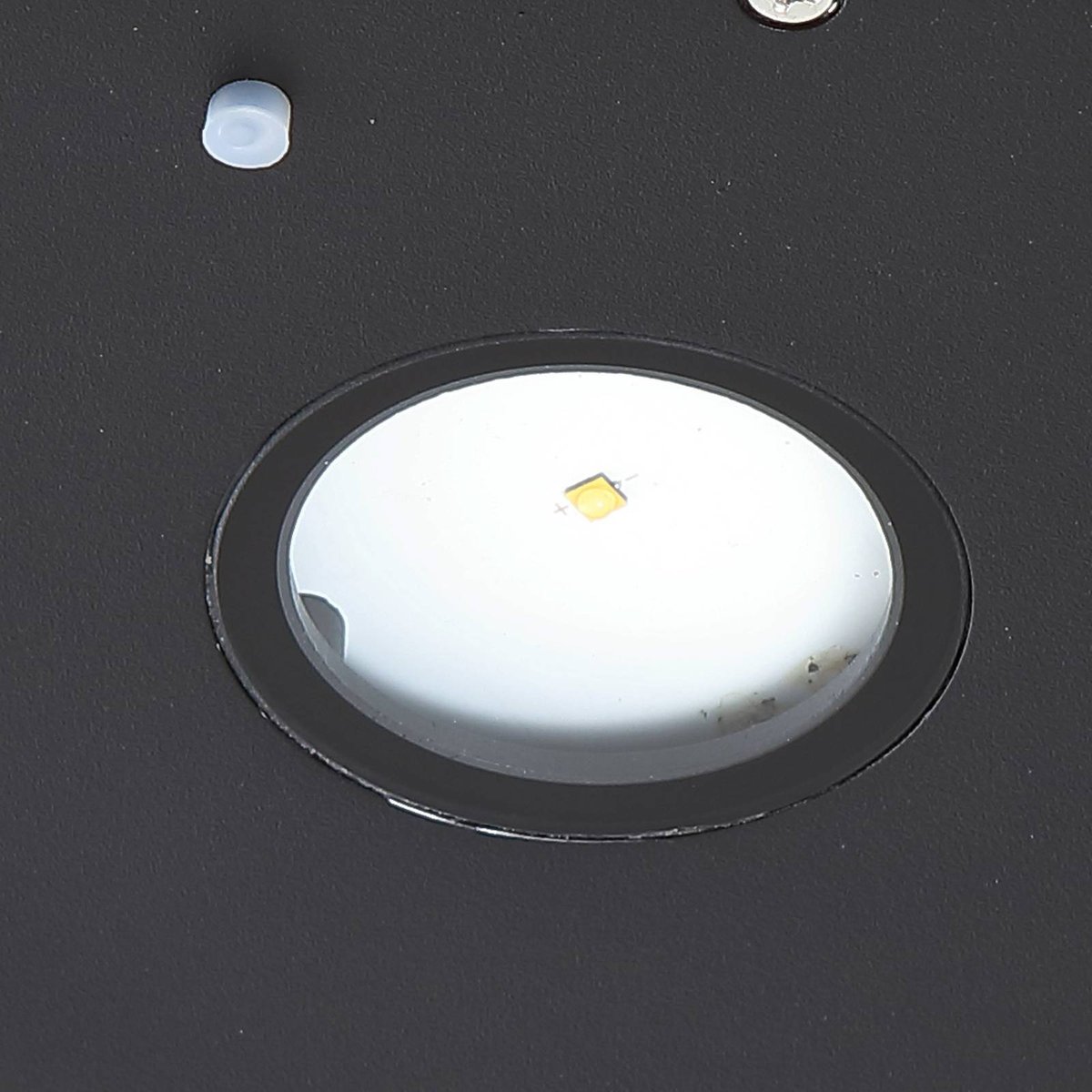 Lampe solaire extérieure en aluminiumLED noir, LUCANDE