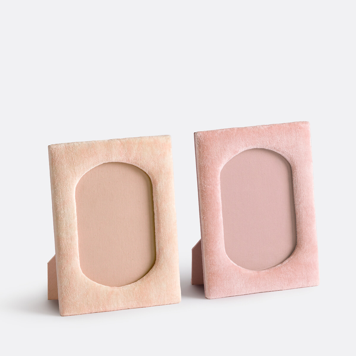 Aufsatzrahmen aus Samt, Veluta nude, LA REDOUTE INTERIEURS