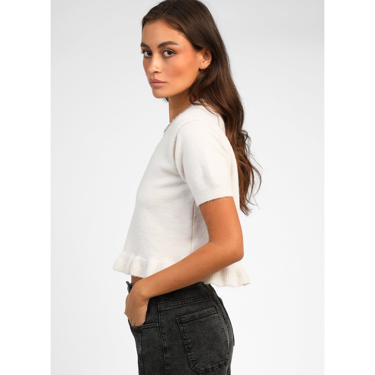 Pull NESTORINE ecru, AN'GE