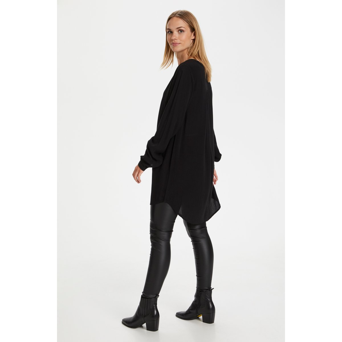 Tunique noir black deep, KAFFE