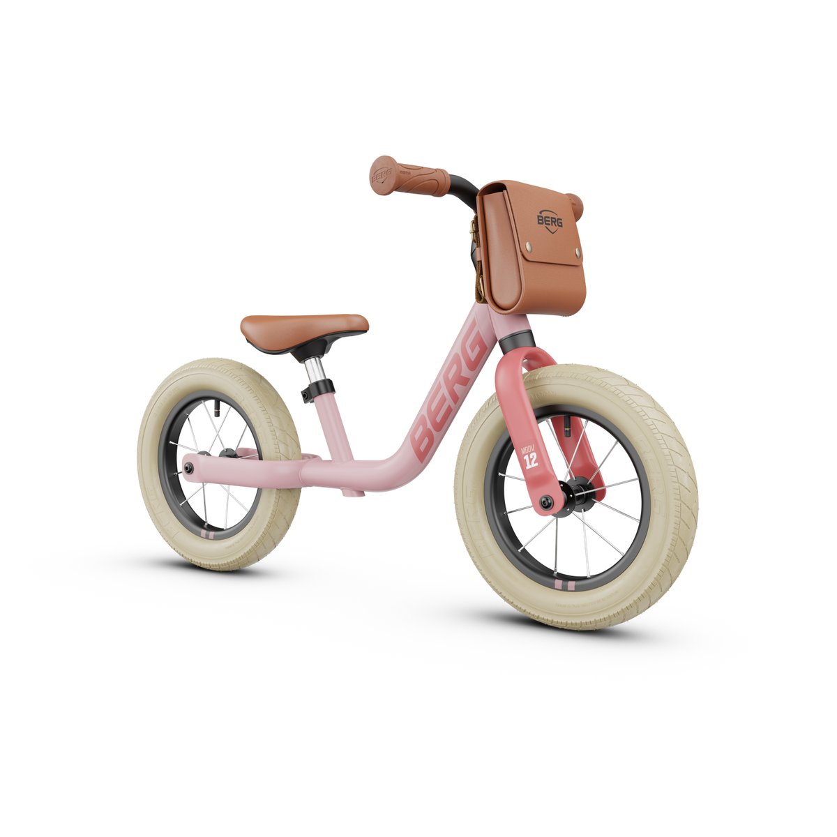 Draisienne pour Enfants, 2,5+ Ans, 12 Pouces, MOOV 12 pink, BERG TOYS
