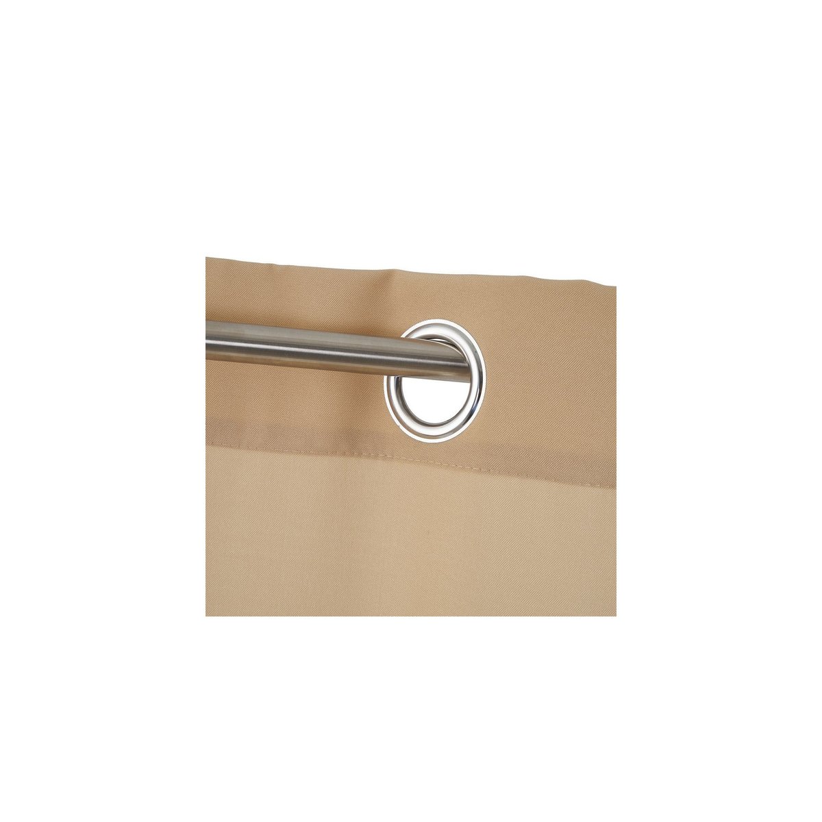 Rideau toile Oxford beige - 140x260cm beige, WADIGA
