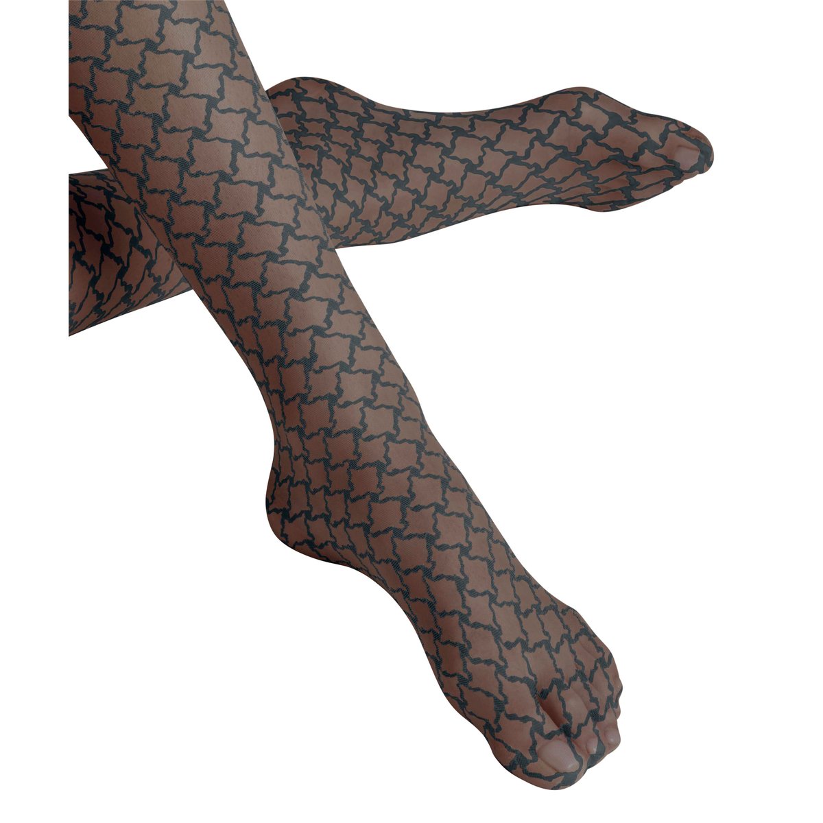 Collant Old Fashioned 20 Transparent bleu, FALKE