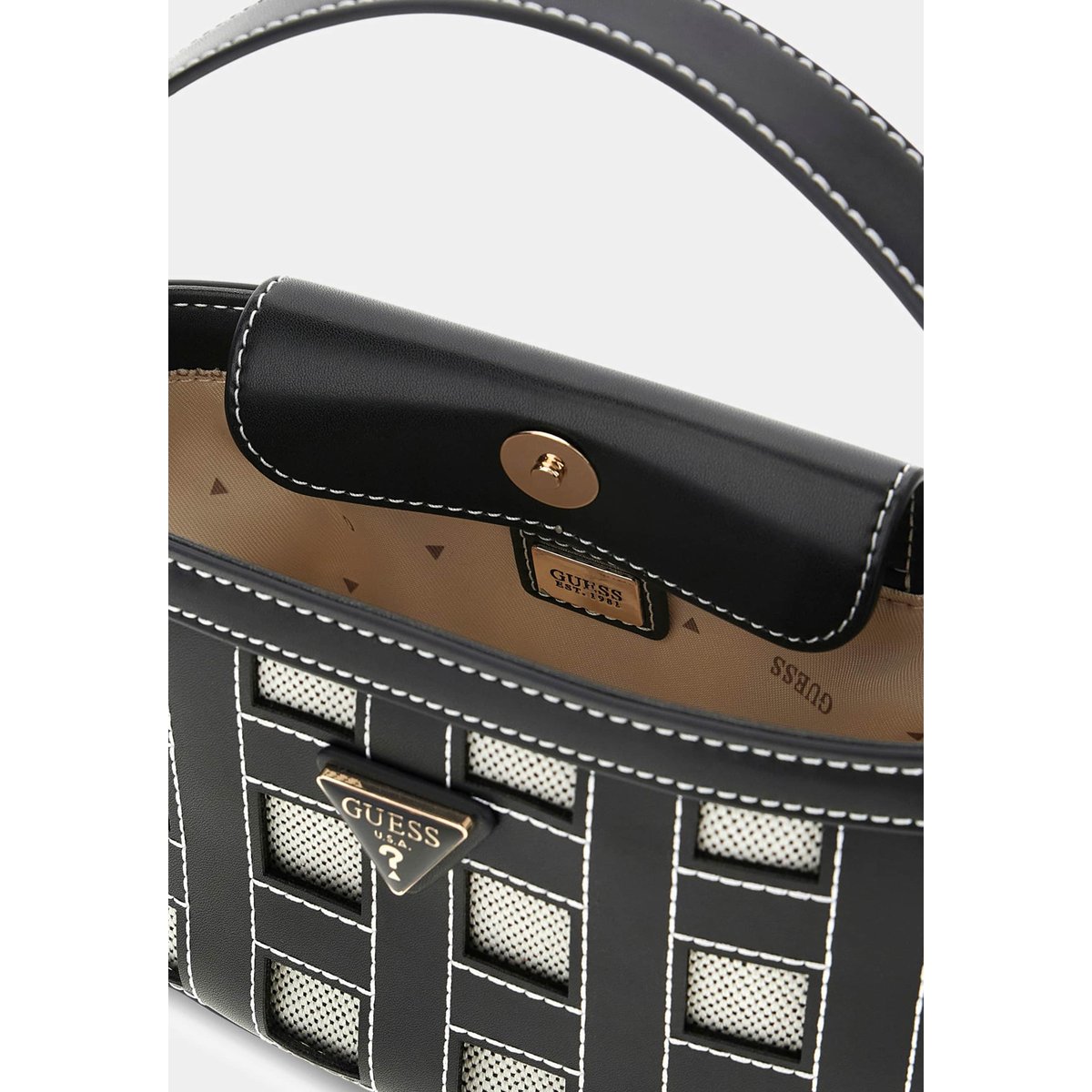 Sac Frankie Hobo noir, GUESS