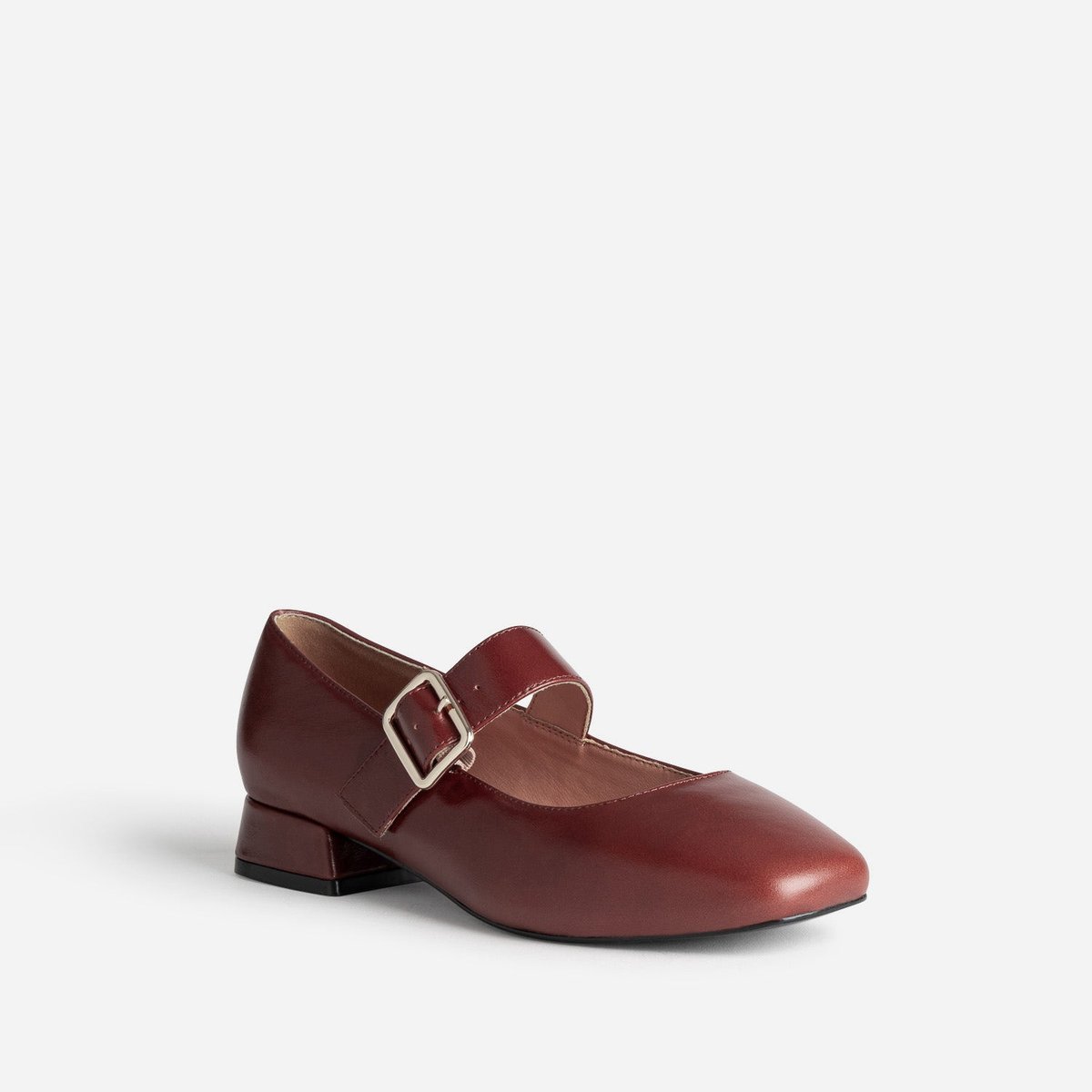 Ballerine en cuir BEATRICE cognac, ERAM
