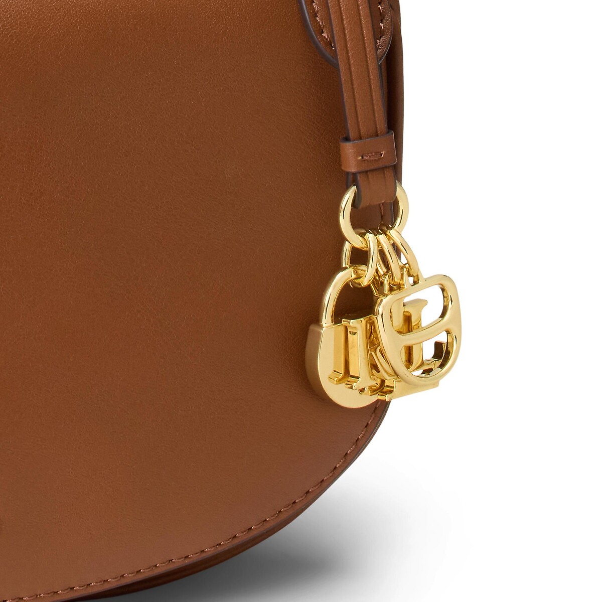 Marcy Leather Shoulder Bag camel, LAUREN RALPH LAUREN