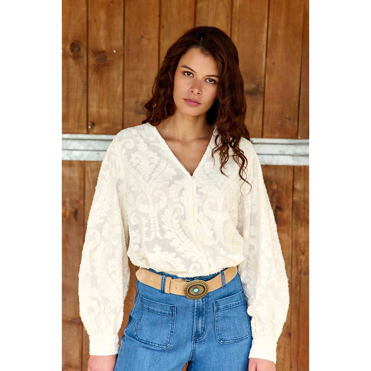 Blusa de bordado inglés, BLAIKE crudo, LA PETITE ETOILE