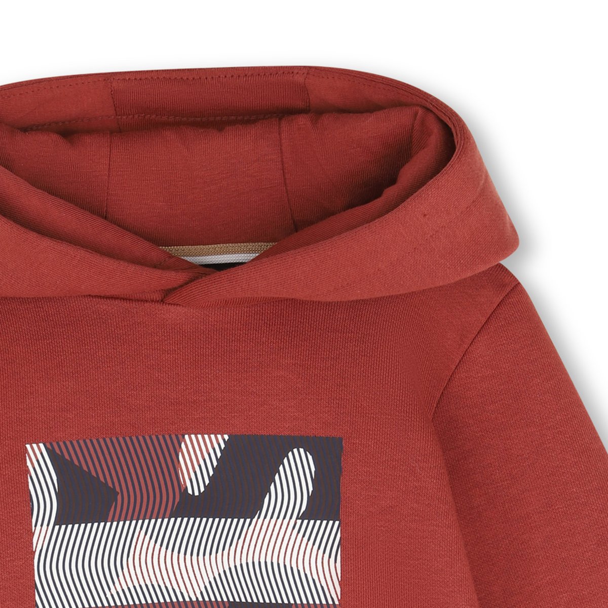Sweat à capuche rouge, BOSS KIDSWEAR
