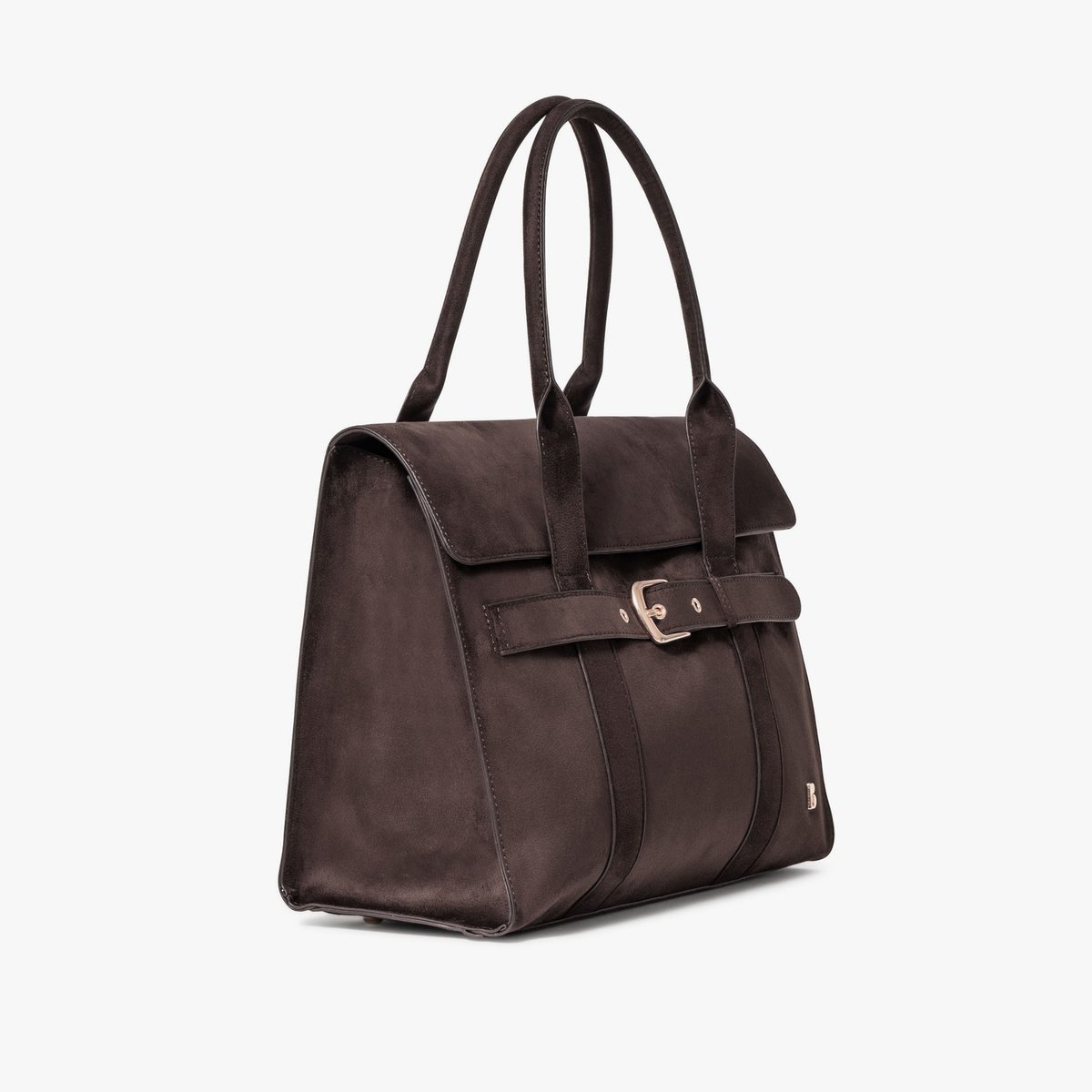 Sac Cabas SYLVINE cabas marron fonce, BOCAGE