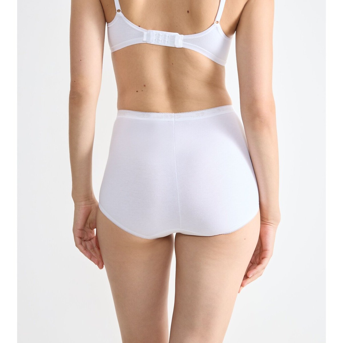 Set van 4 maxi slips Basic wit, SLOGGI