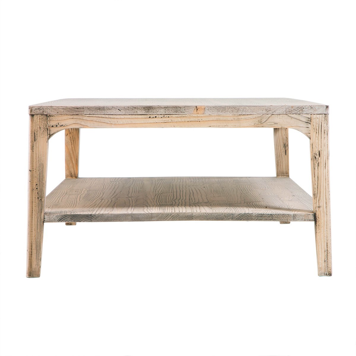 Table basse en pin massif - HENRI bois foncé, SIGNATURE