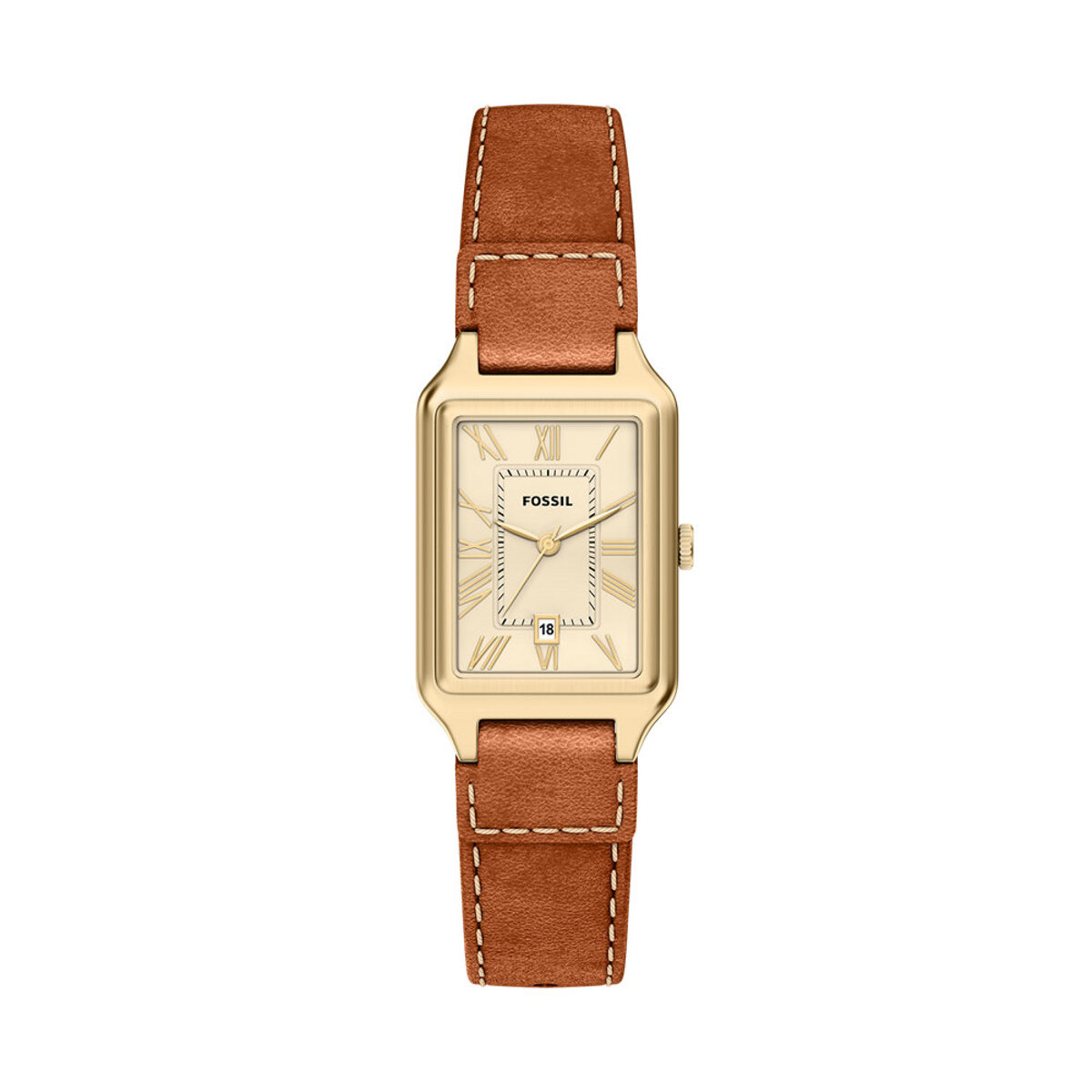 Montre Analogique  RAQUEL doré doré marron, FOSSIL