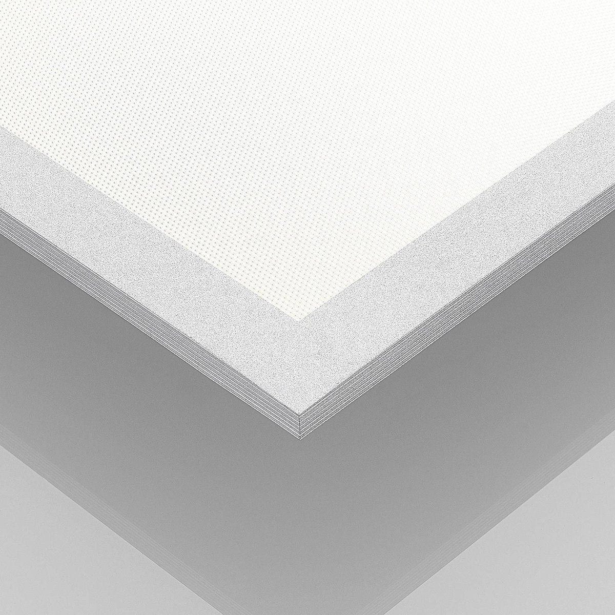 Plafonnier en aluminium moderneLED, Lyndra argent, blanc, ARCCHIO