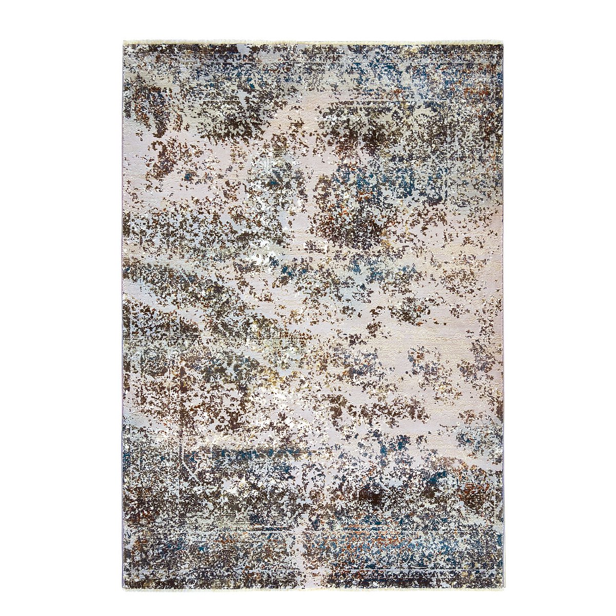 Faded Distressed Textured Rug multi-coloured, SO'HOME