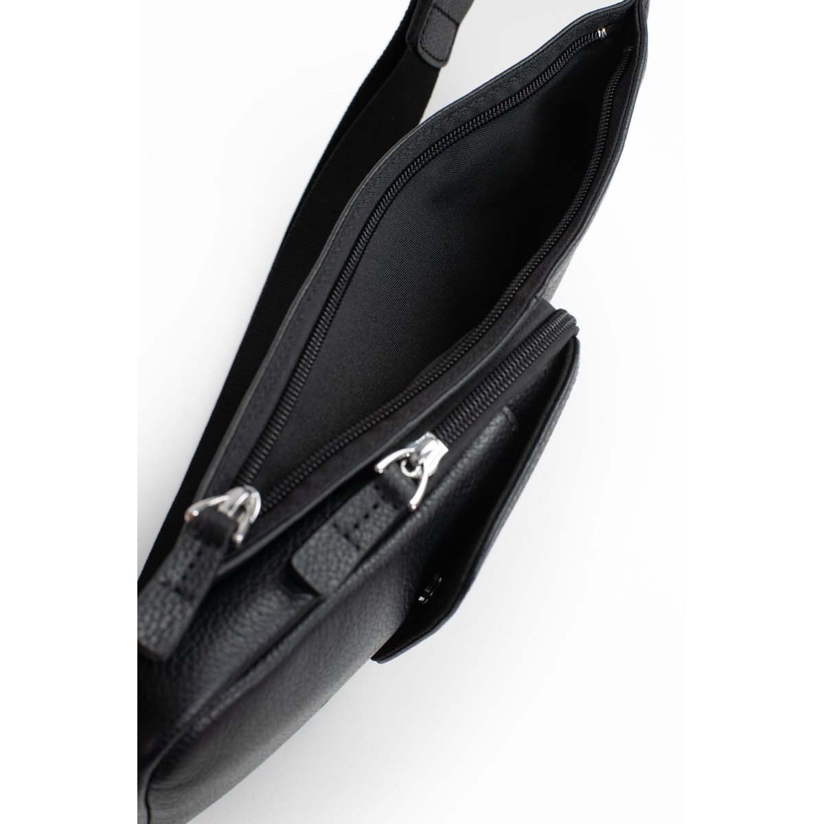 Sac monobretelle  CHESTER noir, HEXAGONA