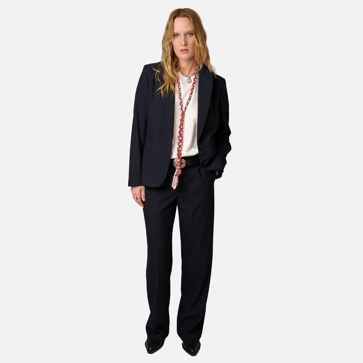 Pantalon PINA navy, MKT STUDIO