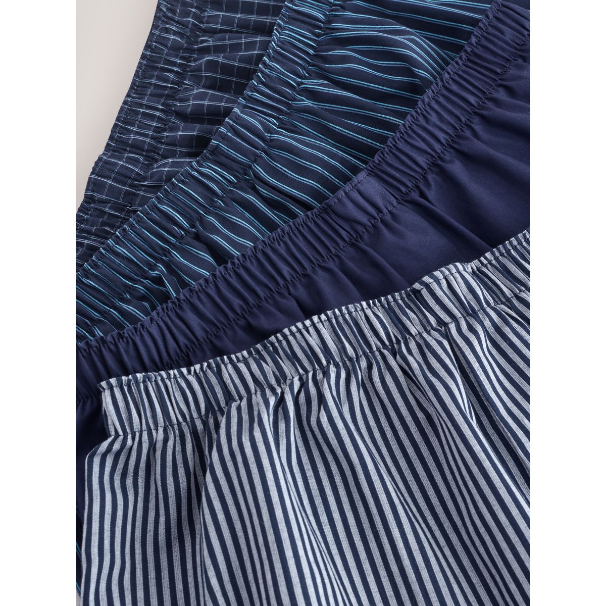 Boxer tissé coton bleu marine, NEXT