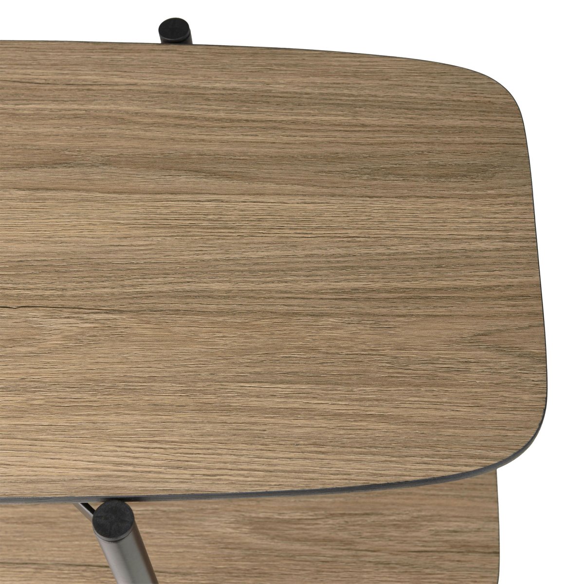 Console double plateau couleur bois LANDAISE bois naturel, PIER IMPORT