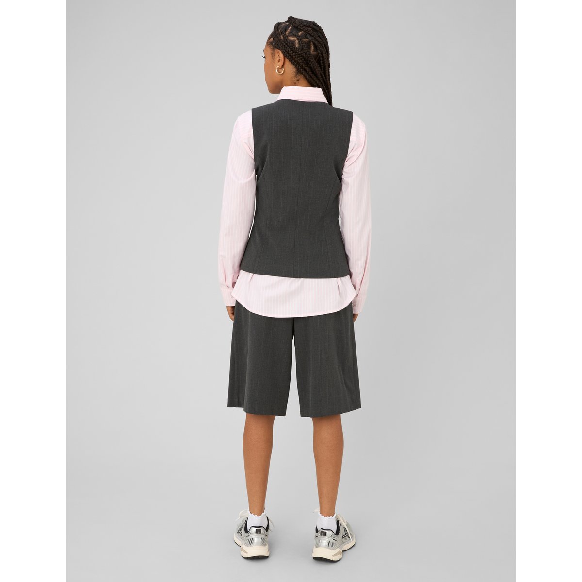 Gilet sans manches gris anthracite, BZB