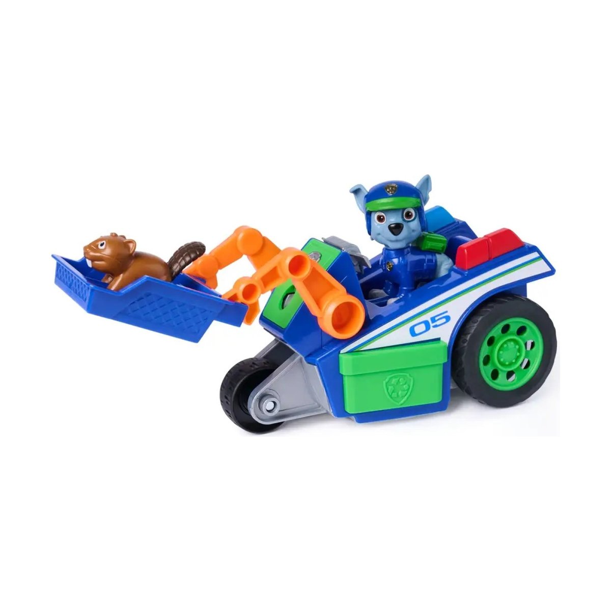 La Pat Patrouille Rescue Recycle Véhicule de Sauvetage multicolore, SPIN MASTER