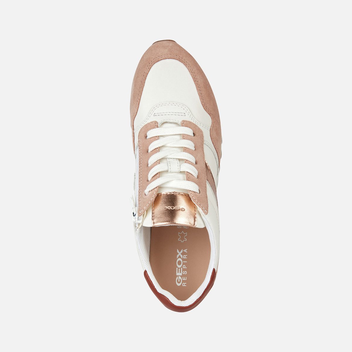 Baskets D TABELYA beige rosé/blanc, GEOX