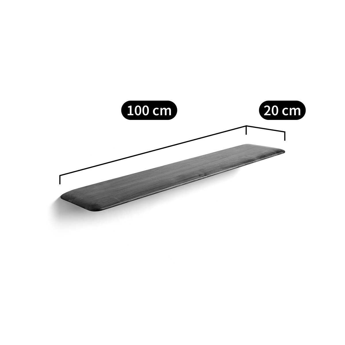 Jacobson Solid Walnut Wall Shelf walnut, AM.PM