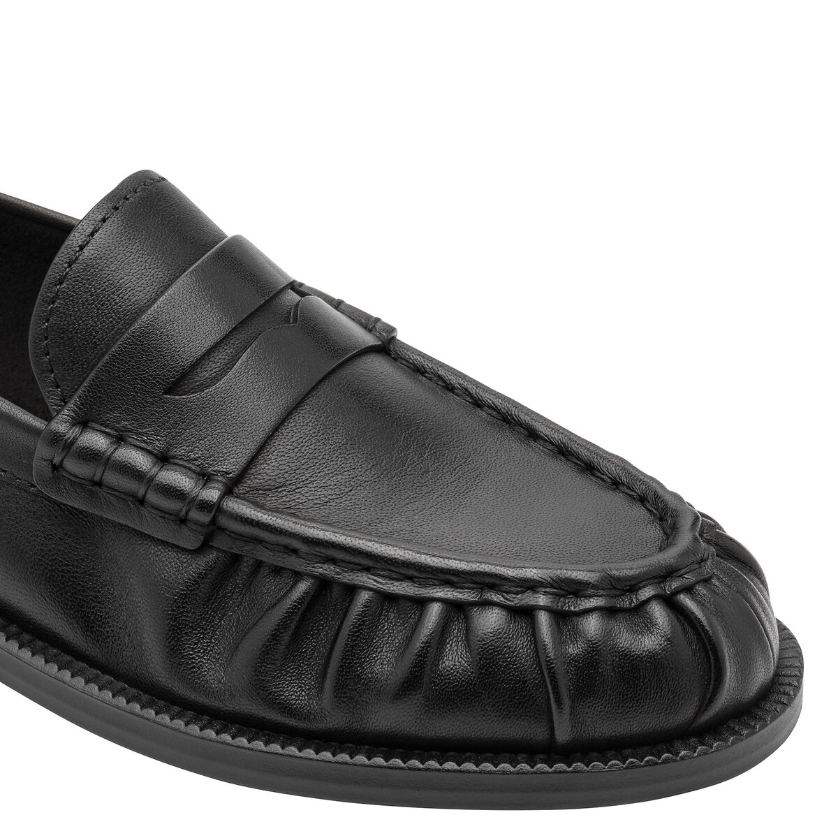Mokassins, Leder schwarz, TAMARIS