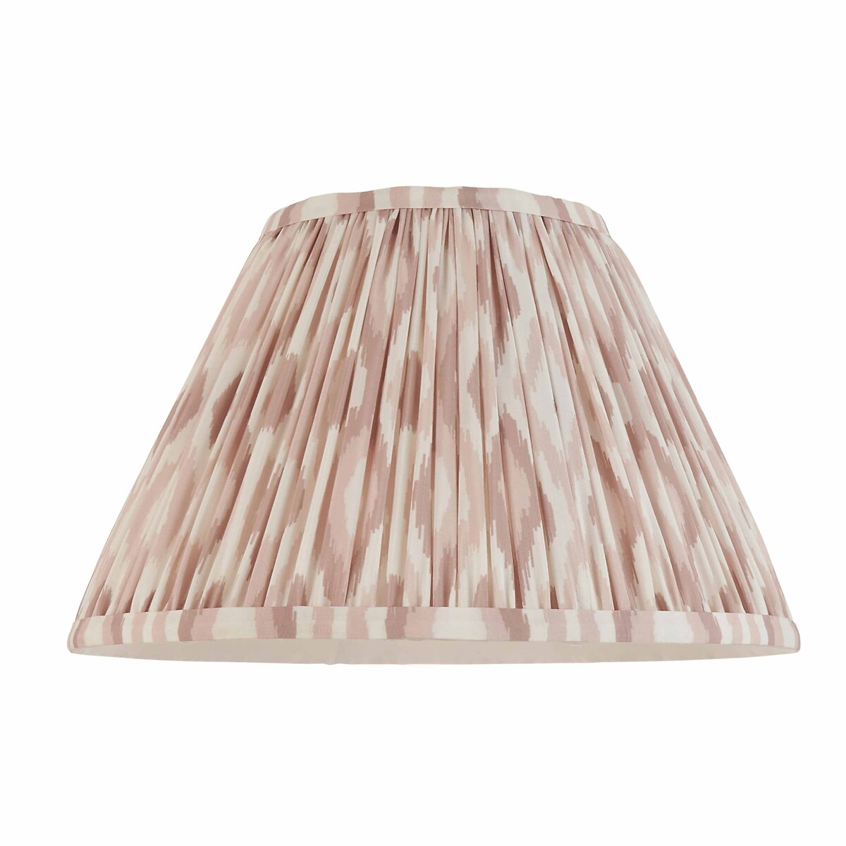 30cm Ikat Light Shade in Pleated Fabric natural, ÉDITÉ