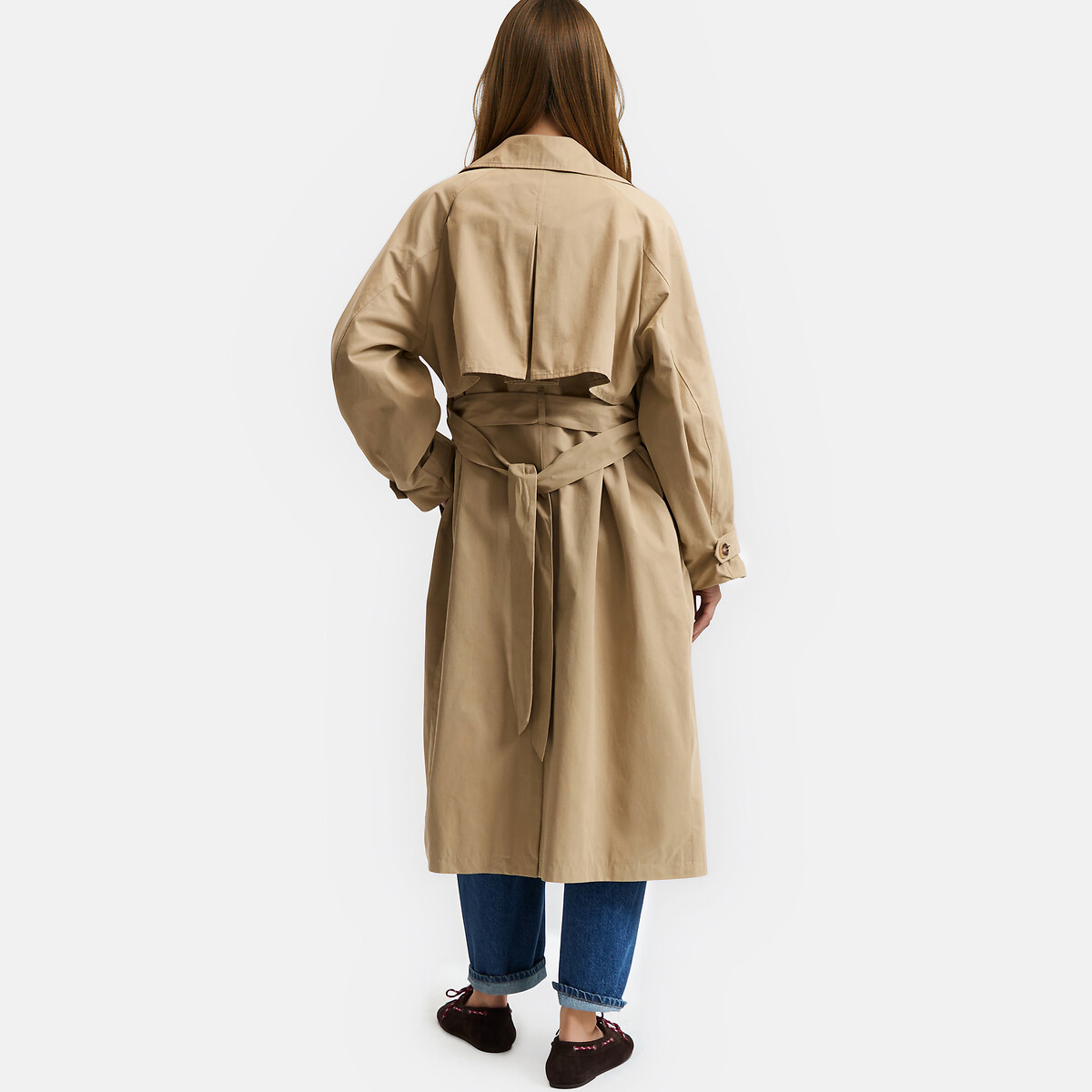 Trench long, Signature EMILE beige, LA REDOUTE COLLECTIONS