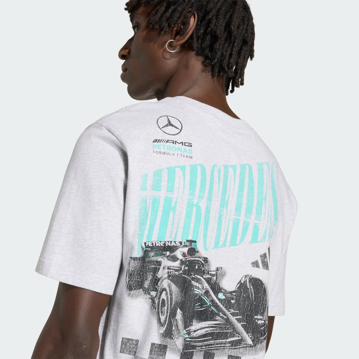 T-Shirt Graphique 01 Mercedes - Amg Petronas Formula 1 Team T-Shirt Graphique 01 Mercedes - Amg Petronas Formula 1 Team light grey heather, adidas Performance